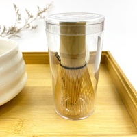 Ensemble de thé matcha japonais écologique, fouet en bambou, bol en céramique, support pour fouet, cuillère traditionnelle, boîte en bambou, certifié LFGB