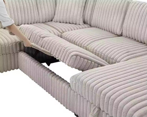 Sofá Modular en Forma de L de Dos Plazas, de Terciopelo de Lujo Italiano, <span class=keywords><strong>Lavable</strong></span>, para Apartamentos, Hoteles, Centros Comerciales y Salas de Estar - Product Image 3