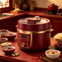 Cuisinière à pression électrique populaire 4L 5L 6L, décompression automatique, multifonction, pour les repas quotidiens en famille