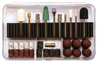Kit d'outils de manucure et pédicure Raydom en acier inoxydable avec machine à ongles et embouts en acrylique pour le ponçage