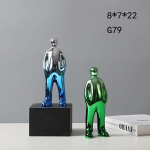 2024 nuevo estilo chino <span class=keywords><strong>guerreros</strong></span> <span class=keywords><strong>de</strong></span> <span class=keywords><strong>terracota</strong></span> resina artesanía figura muñeca para decoración del hogar Navidad TV decoración ornamento suministros - Product Image 6