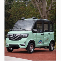 Coche Eléctrico Personalizado de 4 Ruedas, Vehículo Eléctrico Cerrado, Vehículo de Nueva Energía, Mini Coche Eléctrico de 4 Ruedas, Coches Pequeños para Adultos