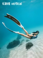 Sirip Selam Profesional Vdive Free Diving Universal Serat Karbon Sirip Putri Duyung Ramah Lingkungan Tahan Lama Kekakuan Sedang