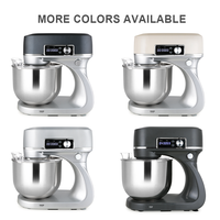 NOUVEAU Robot Pâtissier Électrique avec Écran LED, 10 Vitesses, en Acier Inoxydable, Capacité 6L, Super Silencieux, Design à Bol Relevable pour la Pâtisserie