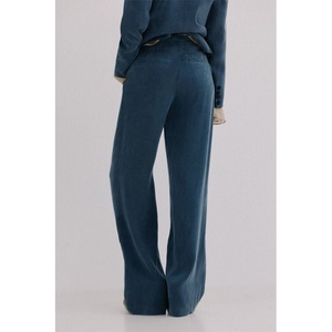 Pantalon évasé pour femme, pantalon à jambes larges, pantalon décontracté pour femmes, pantalon une pièce - Product Image 2