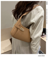 Sac à main bandoulière unique en forme de sling, en cuir PU, de style classique, pour femmes, ZPB3885