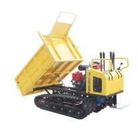 3000kg capacité de chargement 3 tonnes petit électrique Mini Cargo Dumper Truck conduite chenille transporteur véhicule de Transport voiture camion