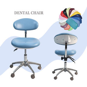 Silla Médica Dental Estomatólogo Silla de cirugía Altura ajustable con respaldo Ergonómico Dentista Clínica Taburete Silla de belleza - Product Image 1
