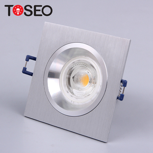 Cuadrado 80Mm agujero Gu10 Mr16 halógena empotrado antideslumbrante <span class=keywords><strong>Downlight</strong></span> - Product Image 1