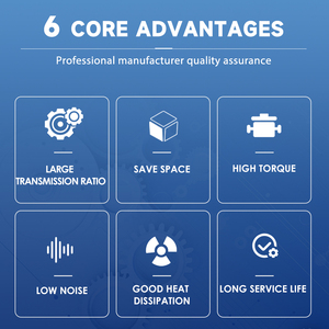 MRV050 <strong>Worm</strong> Gear Reducer Low Noise <strong>Worm</strong> <strong>Gearbox</strong> with Motor Can Work Long Time in Dreadful Conditions - Product Image 3