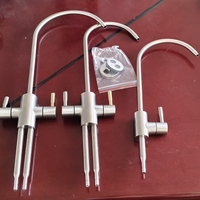 Robinet de filtration d'eau en acier inoxydable SUS304 de qualité supérieure, purificateur d'eau potable RO avec noyau en cuivre antibactérien
