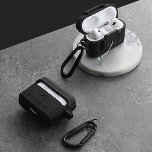 Estuche para auriculares con diseño de armadura a <span class=keywords><strong>precio</strong></span> de venta al por mayor para <span class=keywords><strong>Airpods</strong></span> 1/<span class=keywords><strong>2</strong></span> / 3 / Pro <span class=keywords><strong>2</strong></span> Generation funda protectora con llavero - Product Image 4
