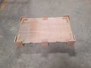 Công nghiệp nặng chịu lực đôi phải đối mặt với <span class=keywords><strong>Pallet</strong></span> gỗ notched ráp dây thiết kế trượt tấm loại 2-cách nhập dễ dàng xe nâng - Product Image 4