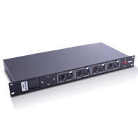 Controlador de Iluminación Inteligente PKnight CM002 de 4 Puertos DMX512, Grabador y Reproductor, Control por APP/Inalámbrico/Tarjeta TF/UDPRS485 TCP, 300W, para Eventos y Escenarios