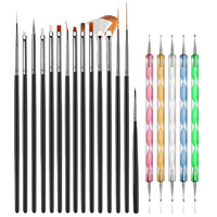 2025 Offre Spéciale Costume Peintures 15 Pièces Double Tête Vis Spot Drilling Nail Brush