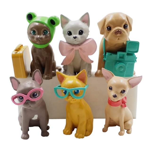 Japanese Cat and Dog Collectible Vinyl PVC Cartoon Toys Custom