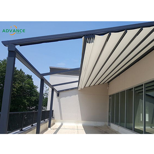 Toldo Retráctil Motorizado para Exteriores, Pérgola Resistente al Viento <span class=keywords><strong>con</strong></span> Acabado de Lona Acrílica 100% Teñida en Solución - Product Image 5
