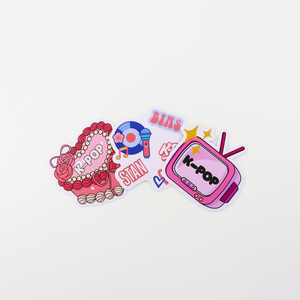 Pegatina de vinilo decorativa personalizada de anime, dibujos animados, kawaii, troquelada, para álbumes de recortes, diarios y decoración DIY. - Product Image 3