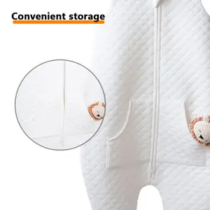 Pyjama zippé pour bébé vêtements solides pour bébé barboteuses combinaison combishort