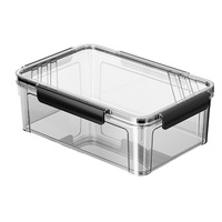 Recipientes Herméticos de Plástico para Almacenamiento de Alimentos, Tapas Moldeadas por Inyección, Aptos para Lavavajillas, Ecológicos, para Preparación de Comidas en el Refrigerador