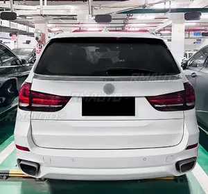 Alerón Trasero para BMW X5 F15 2014 2015 2016 2017 2018, Kit de Carrocería, Color Negro Brillante, Alerón Trasero Medio para BMW F15, Accesorios para Automóviles - Product Image 4