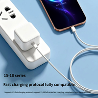 Chargeur USB-C rapide 40-60W, adaptateur mural PD Type-C à port unique, mini bloc de charge pliable pour téléphones, vente en gros