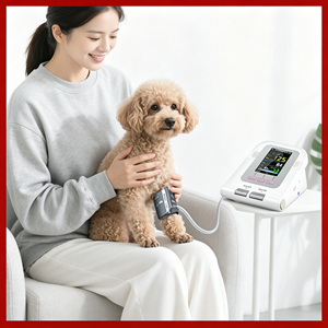 Monitor de Presión Arterial Veterinario para Mascotas, Detector de Presión Arterial Animal con Brazalete de Presión Arterial Opcional y Sonda de Clip para Lengua SpO2 - Product Image 2