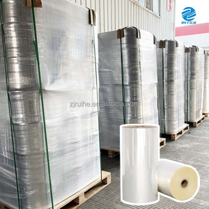 ฟิล์มหดแบบม้วนพลาสติกเกรดอาหารชนิดโค้งงอ ทำจาก PVC PETG สำหรับห่อหุ้มขวดน้ำหอม โยเกิร์ต และผลิตภัณฑ์ดูแลเส้น<span class=keywords><strong>ผม</strong></span> - Product Image 1