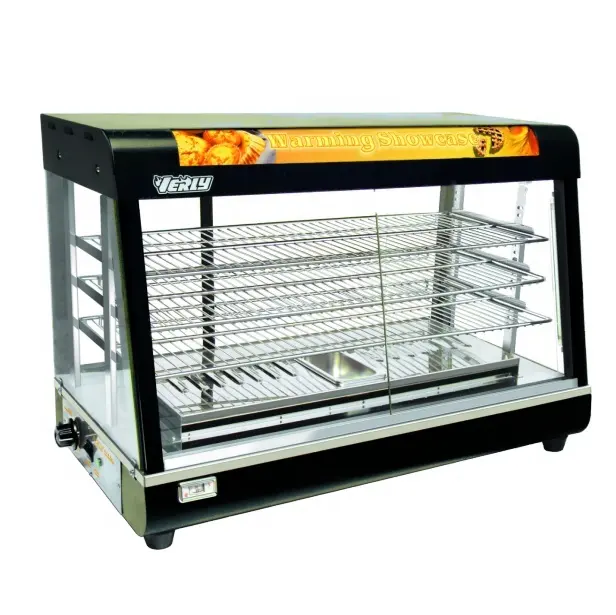 חמה למכירה לוקסוס תצוגת זכוכית מזון חם/התחממות showcase BV-809