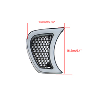 Atubeix LED Tracer Phare Vent Accents Parfait Fit pour 2015-2021 pour Harley Road Glide Motos