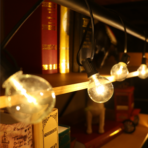 50ft treo 25 shatterproof LED Edison Bóng đèn không thấm nước G40 Globe Bistro <span class=keywords><strong>String</strong></span> Lights cho sân sau - Product Image 5