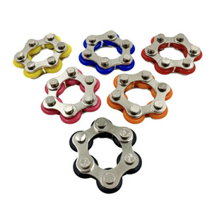 Cadena de <span class=keywords><strong>Bicicleta</strong></span> para Aliviar el Estrés, Cadena de Hierro de Seis Eslabones con Múltiples Transformaciones, Juguete para Aliviar el Estrés - Product Image 3