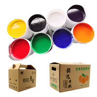 Encre à base d'eau éco-solvant de qualité supérieure, personnalisée en usine, pour boîtes en carton