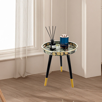 Plateau de service de luxe, ensemble de plateaux décoratifs de luxe pour le service des aliments, plateau de buffet, plateau en plastique, vente en gros