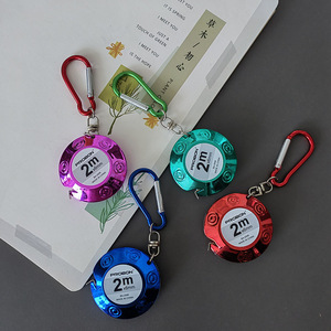 Probon Mini Tape Measure 2M Automatic Retractable Metric Steel Blade With Carabiner For Outdoor Use - Product Image 2
