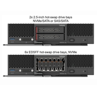 Server Blade Lenovo ThinkSystem SN550 V2, Intel Xeon, Kelas Enterprise, Siap Virtualisasi, Stabil & Handal, Tersedia