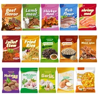 Poudre d'assaisonnement pour riz frit barbecue séché QingChun, 10g/paquet, épices mélangées de qualité alimentaire, jaune, durée de conservation de 24 mois