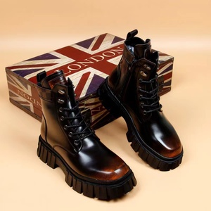 Spring/Summer New High Lift Thick Bottom <b>Height</b> <b>Increasing</b> Fashion Trend Outdoor Men's Casual <b>Shoes</b> Warm Single <b>Shoes</b> - Product Image 2