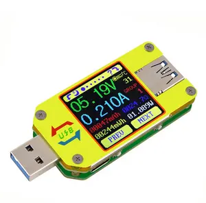 UM34C Type-C Color LCD Display usb voltage tester current meter Voltmeter battery charge measure