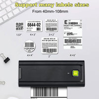 IPRT & BEEPRT Grosir Barcode Sticker Printer 110Mm Thermal Pengiriman Label Printer USB Gigi Biru untuk Shopee Lazada