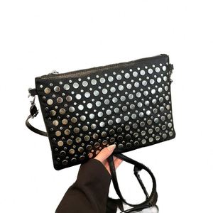 Bolso de hombro tipo bandolera elegante para mujer, con una sola correa ajustable, de poliéster, para uso diario, ocio y fiestas. - Product Image 1