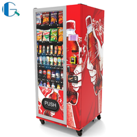 Distributeur automatique de boissons/en-cas/aliments de haute qualité, dernière génération, 24 heures sur 24, 110/220V, petit modèle, capacité 200-300, système de refroidissement