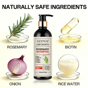 Set Personalizzato di <span class=keywords><strong>Shampoo</strong></span> e Balsamo con Estratti di Rosmarino, Idratante, Nutriente, Stimolante della Crescita dei Capelli - Product Image 2