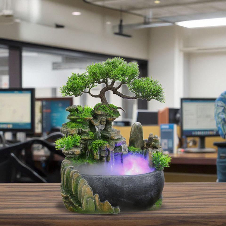 Rockery Waterfall Indoor Home Decor  thumbnail 2