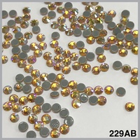 Pierres de verre bling-bling à dos plat, strass correcteurs en vrac pour bricolage Bikini décoratif, colle forte