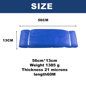 プラスチックゴミ袋,大型インフィニティ連続バッグ,丈夫生分解性ブルー工業用 - Product Image 4