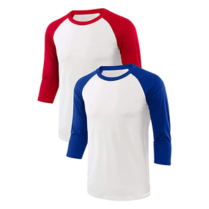 เสื้อยืดเบสบอลแขนยาวผ้าโพลีเอสเตอร์แห้งเร็ว - Product Image 1