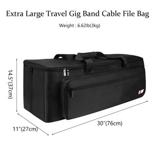 Bolsa de Transporte para Controlador de DJ con Compartimentos Desmontables y Acolchados, Bolsa para Cables de DJ, Bolsa Personalizada para Equipos de DJ - Product Image 6