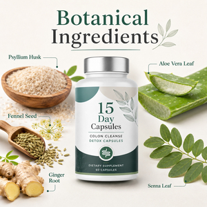 Nueva Cáscara Sagrada Natural, Hoja de Senna, 30 Cápsulas, Limpieza de Colon, Desintoxicación, Apoya la Inmunidad, Salud Intestinal, Orgánico, Vegano, Bajo en Grasas para Adultos - Product Image 4