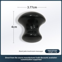 Vente en gros d'usine YUE XIU Rouleau de massage en quartz jade naturel en forme de champignon pour le visage, les yeux et le corps avec logo personnalisé